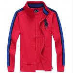 ralph lauren pulls hommes 2014 chute hiver polo maille cardigan 3203 rouge